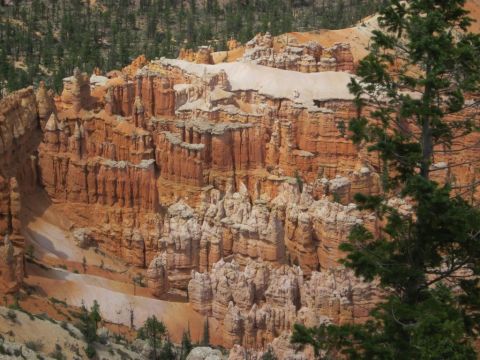1991 Ford LTD Crown Victoria - Hoodoos and rock formations in Bryce Canyon National Park, Utah.