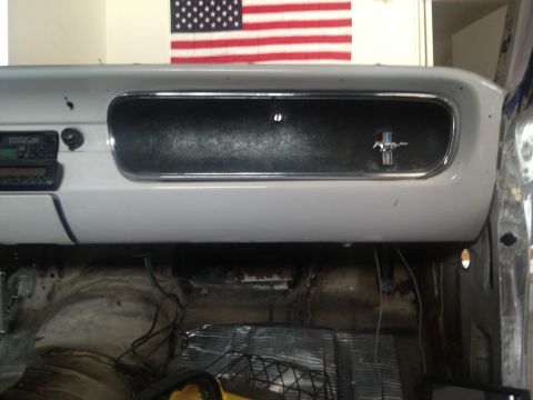 1965 Ford Mustang - 65 mustang after dash pad delete
