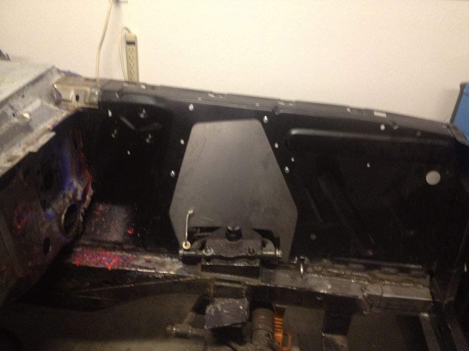 65 Mustang Heidts inner fender shock tower replacement panel