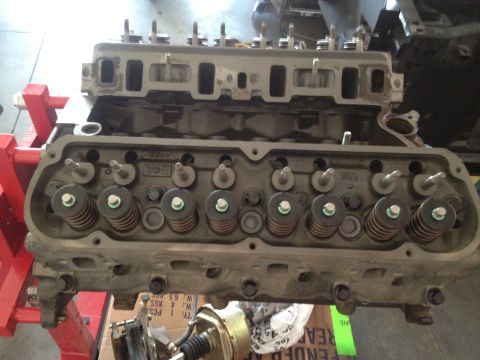 1965 Ford Mustang - Mustang 302 heads on, ARP studs