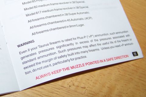 1994 Ford F-150 - This document discusses firearm safety warnings and ammunition specifications.
