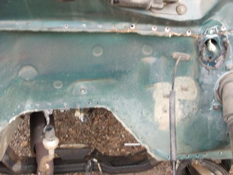 1988 Ford Bronco - yup that's a lot of drilling! But it was worth it in the end...