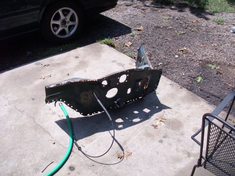 1988 Ford Bronco - now you can see all those welds drilled out...