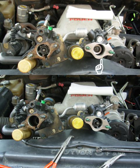 1997 Chevrolet Silverado 3500 - The reman didn't include it, so I had to transfer the spider, spring, pushrod, & plastic washer from the old unit.