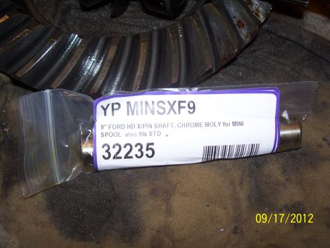 1990 Ford Bronco - Chromo cross pin going in.