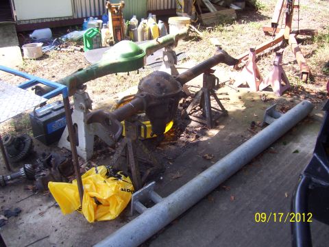 1990 Ford Bronco - Rear bumper material.