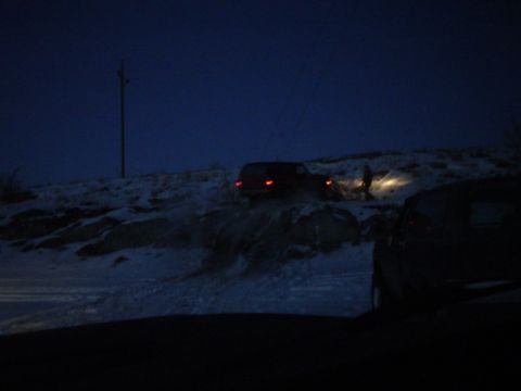 1981 Ford Bronco - Bens 80 blazer flying up the hill