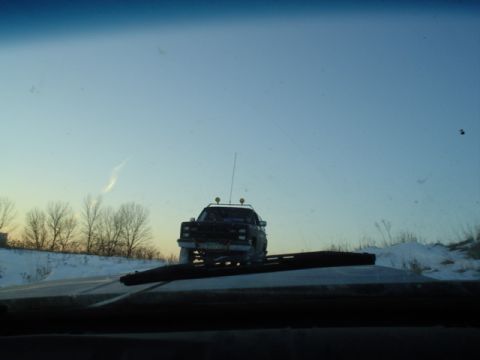 1981 Ford Bronco - Me climbing the hill....