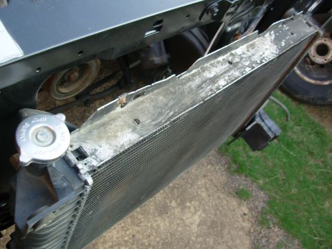 1983 Ford Bronco - A new radiator is a couple hundred bucks, but a junkyard might sell one as low as $30, so it can be worth a risk, if you inspect it careful…