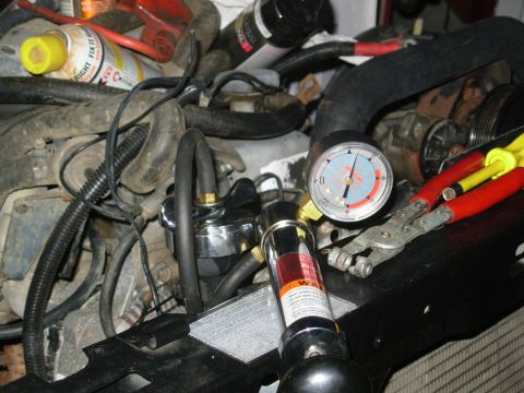 1983 Ford Bronco - I tested it on the truck at 13psi (same as the cap) and although there were no obvious leaks, I could hear a tiny fizz on the L side... GO…