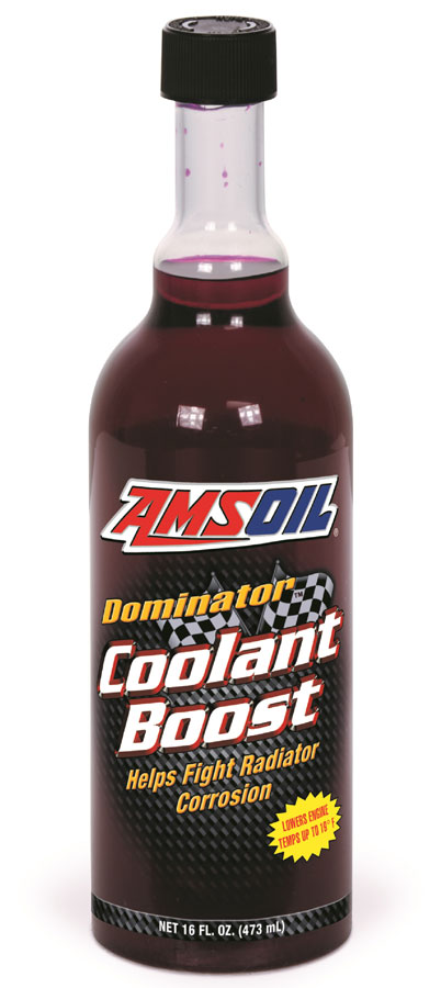 2007 Ford Mustang - This bottle of AMSOIL Dominator Coolant Boost is designed to help fight radiator corrosion.