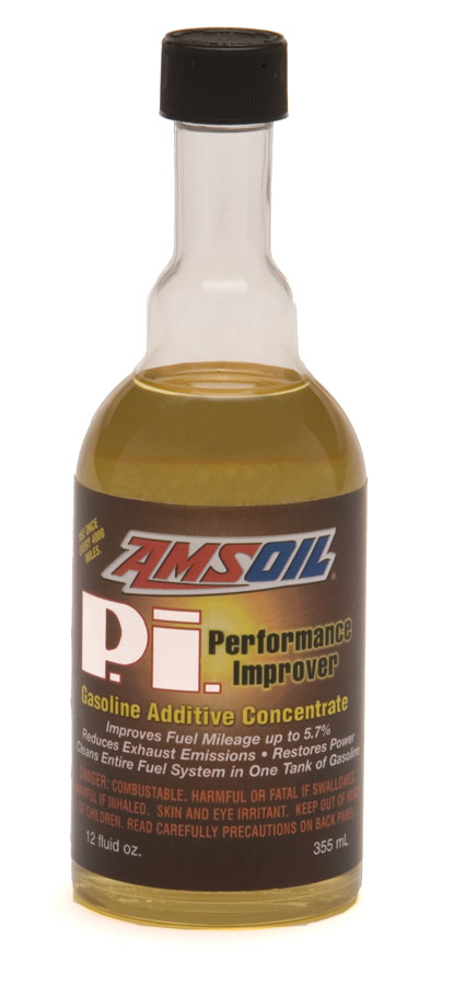 2007 Ford Mustang - Product photo of an Amsoil P.i. Performance Improver fuel additive bottle, not a technical document.