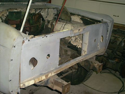 1966 Ford Bronco - I6 core support 1/2 way out