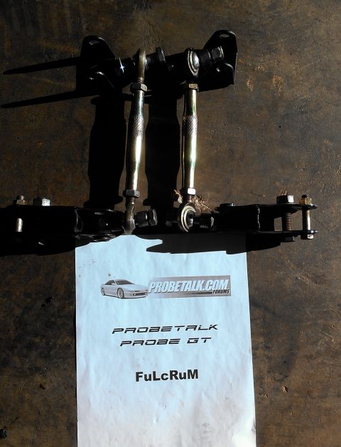 1995 Ford Probe - A car part is shown with a document indicating it is for a Probe GT.