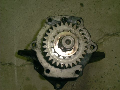 1966 Ford Bronco - short intermediate housing for 6 cly. sold to help fund proper adapter.