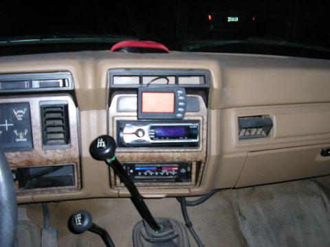 1986 Ford Bronco - There was no radio when I got the Bronco, so I added one.