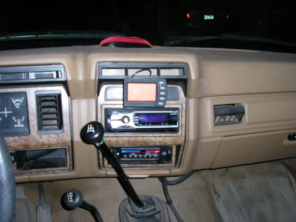 There was no radio when I got the Bronco, so I added one.