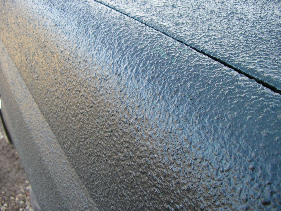 Closeup of the texture I got.  5 years later, it's still going strong