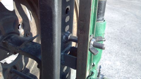 1986 Ford Bronco - Upper mounting point for the hi-lift.