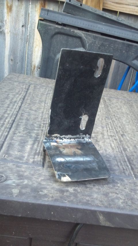 1986 Ford Bronco - My homemade bracket.