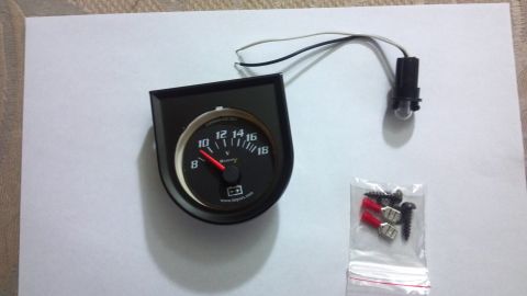 1986 Ford Bronco - When I went to a 3G 165A alternator, I lost the use of factory ammeter gauge. I went with a voltmeter, but for asthetics, I wanted to stick…