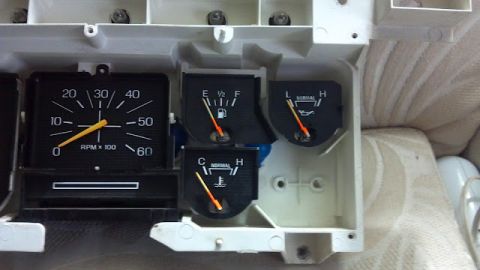 1986 Ford Bronco - Removed the ammeter