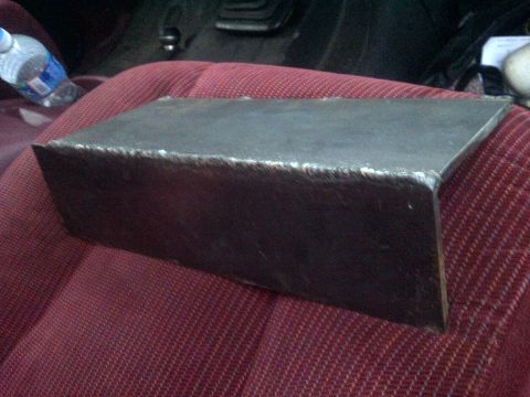 1995 Ford Bronco - The start of welding to box the frame horns