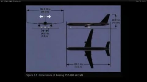 1991 Eagle Talon - Technical diagram displays the dimensions of a Boeing 757-200 aircraft from multiple angles.