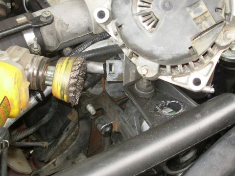 1997 Chevrolet Silverado 3500 - Before installing ANY alternator, clean all its mounting surfaces thoroughly, and apply ELECTRICAL grease (not dielectric, or thermal, or c…