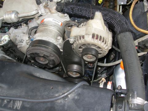 1997 Chevrolet Silverado 3500 - This is the steel prototype bracket fully installed & working, with the engine idling. http://www.dieselplace.com/forum/showthread.php?t=42…