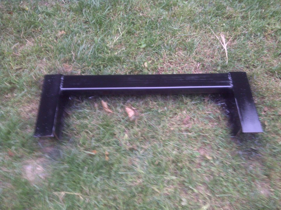 2x4 welded onto the inside of the boxes