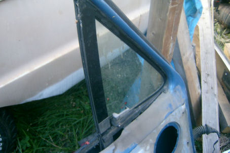 1989 Ford Bronco - Driver wing window (inside)
