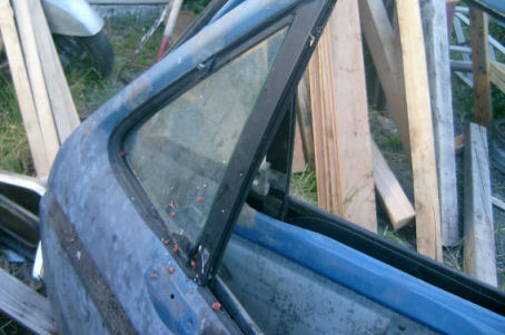 1989 Ford Bronco - Driver wing window: $10