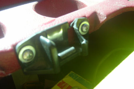 1989 Ford Bronco - Broken latch on console (still works, just hangs up a bit)
