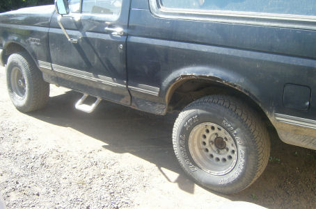 1989 Ford Bronco - Body cladding (both sides), good condition, not faded: $30 for all