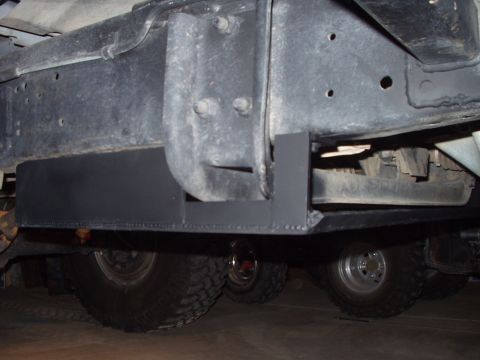 1993 Ford Bronco - there is a little kick up in front to help prevent snaging on rocks