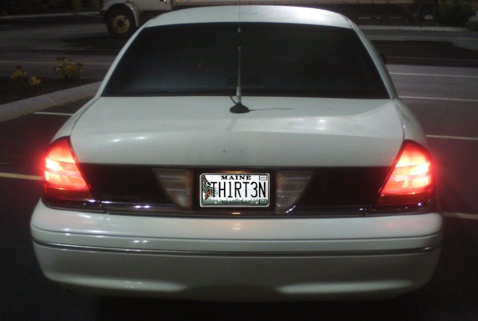 new tail lights at night, tint disappears  no restricted visibility