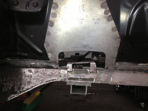 1965 Ford Mustang - Mustang II upper control arm mount proper anti-dive angle, level side to side