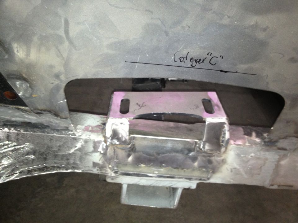 Mustang II upper control arm mount proper anti-dive angle, level side to side