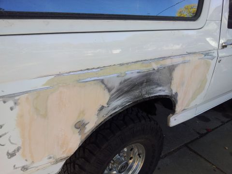 1996 Ford Bronco - filler pass