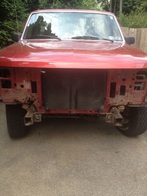 1996 Ford F-150 - radiator support nearly falling out
