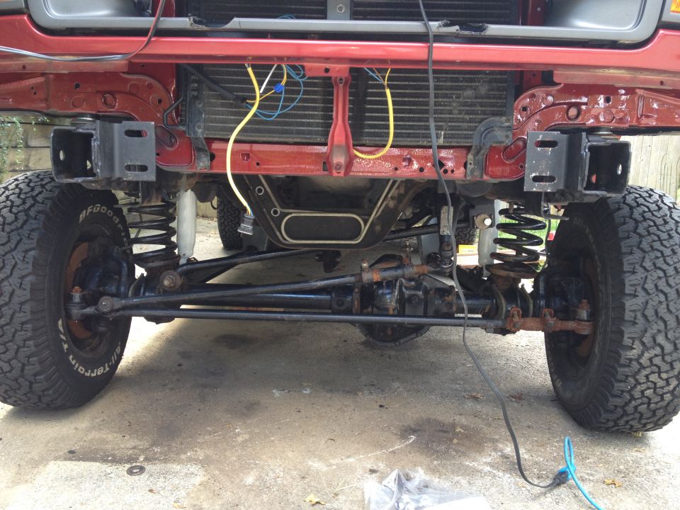 solid axle under the truck