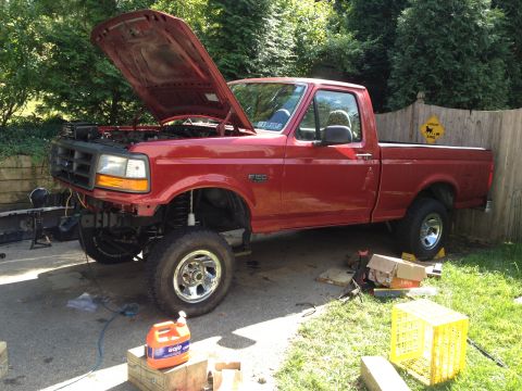1996 Ford F-150 - thought about leaving it like this for a while