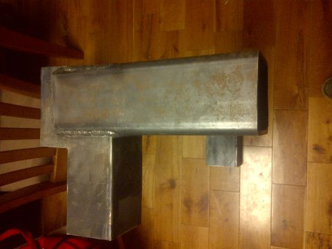 1995 Ford Bronco - Pass side front hanger welded on. They may seem very long but i left plenty of room to dial in my caster