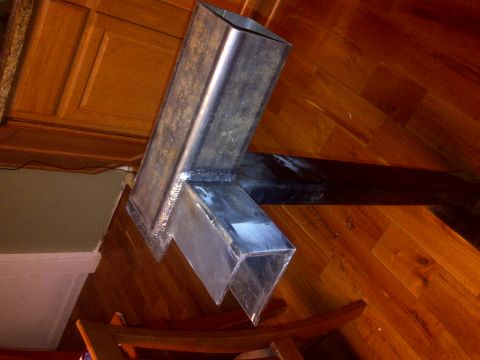 1995 Ford Bronco - Custom welded steel tubing assembly, likely a custom part or bracket.