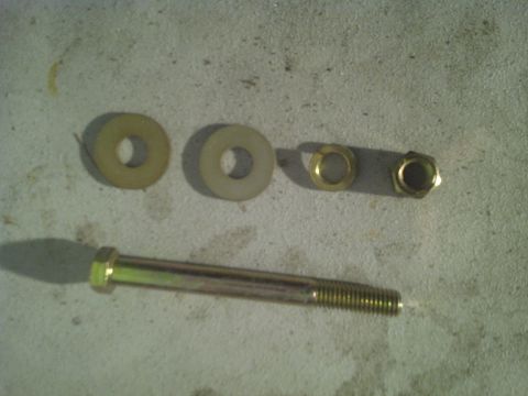 1995 Ford Bronco - Grade 8s, washers and lock washer to bolt the crossmember to the frame horns