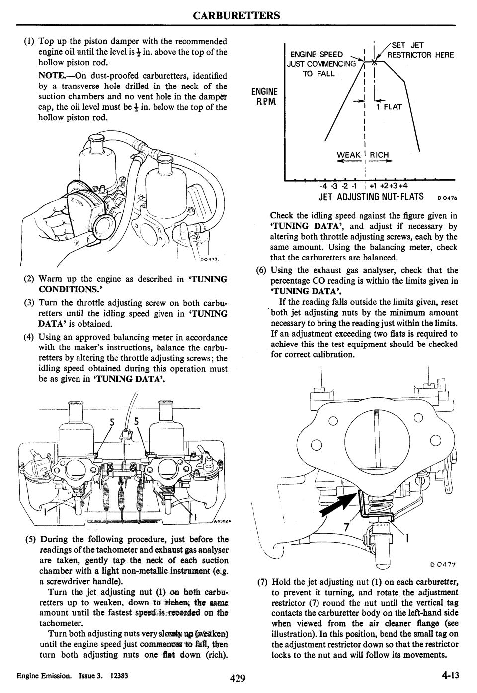 Page from a manual with diagrams and text