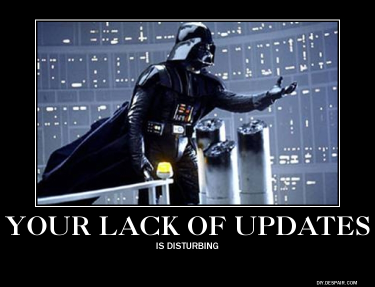Darth Vader in a dark costume, holding a yellow light, with a background of lights