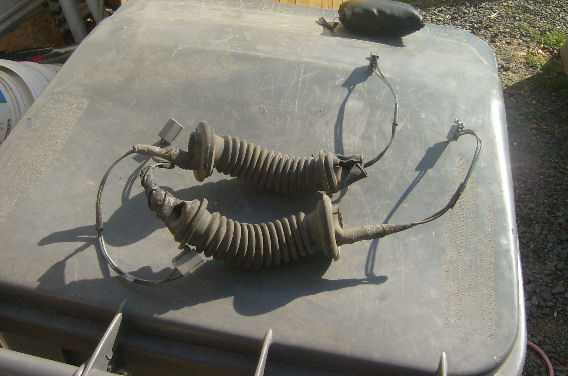 Door jamb wiring boots, with speaker wiring (factory ends), $10 for both