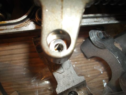 1989 Ford Probe - Engine valve train components are visible in this close-up shot, with some parts showing stamped numbers.